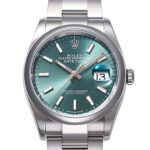 ロレックス デイトジャスト36 ミントグリーン 中古 (ROLEX Datejust36)/ Ref.126200 メンズ