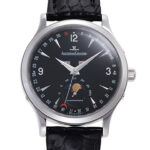 ジャガー・ルクルト マスタームーン ブラック 中古 (JAEGER-LECOULTRE Master Moon)/ Ref.140.8.98.S メンズ