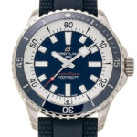 ブライトリング スーパーオーシャン オートマティック42 ブルー 未使用品 (BREITLING Super Ocean Automatic42)/ Ref.A17375E71C1S1 メンズ