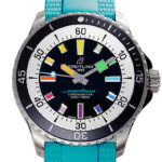 ブライトリング スーパーオーシャン オートマティック42 ブラック（レインボー） 新品 (BREITLING Super Ocean Automatic42)/ Ref.A17375211B2S2 メンズ