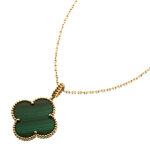 ヴァンクリーフ＆アーペル マジック アルハンブラ ペンダント イエローゴールド/グリーン 中古 (Van Cleef&Arpels Magic Alhambra Pendant)/ Ref. レディース