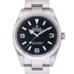 ロレックス エクスプローラー36 ブラック 中古 (ROLEX Explorer 36)/ Ref.124270 メンズ
