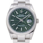 ロレックス デイトジャスト36 グリーン 中古 (ROLEX Datejust36)/ Ref.126200 メンズ