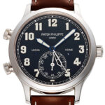 パテックフィリップ カラトラバ パイロット トラベルタイム ブルー 中古 (PATEK PHILIPPE Calatrava Pilot Travel Time)/ Ref.5524G-001 メンズ