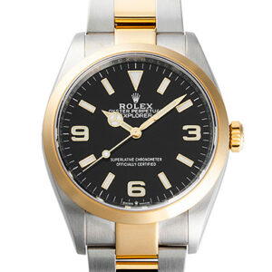 ロレックス エクスプローラー36 ブラック 中古 (ROLEX Explorer36)/ Ref.124273 メンズ