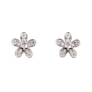 ヴァンクリーフ＆アーペル ソクラテス 1フラワー ピアス --- 商品画像